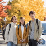 上越市ほしのじどうしゃで学生向けカーサポートサービスを受ける教育大生