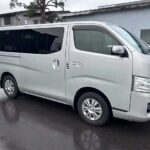 日産NV350バンのサイド外観と広いボディサイズ