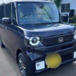 ホンダN-BOXのフロント斜め(上越市ほしのじどうしゃ)