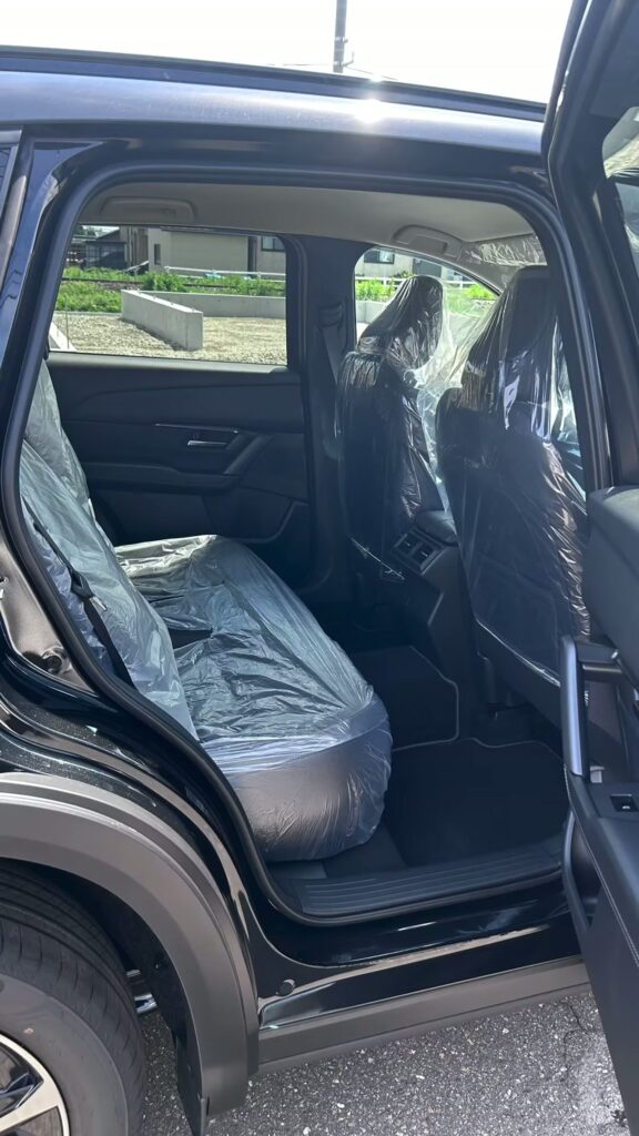 新型CX-5のゆとりある後部座席