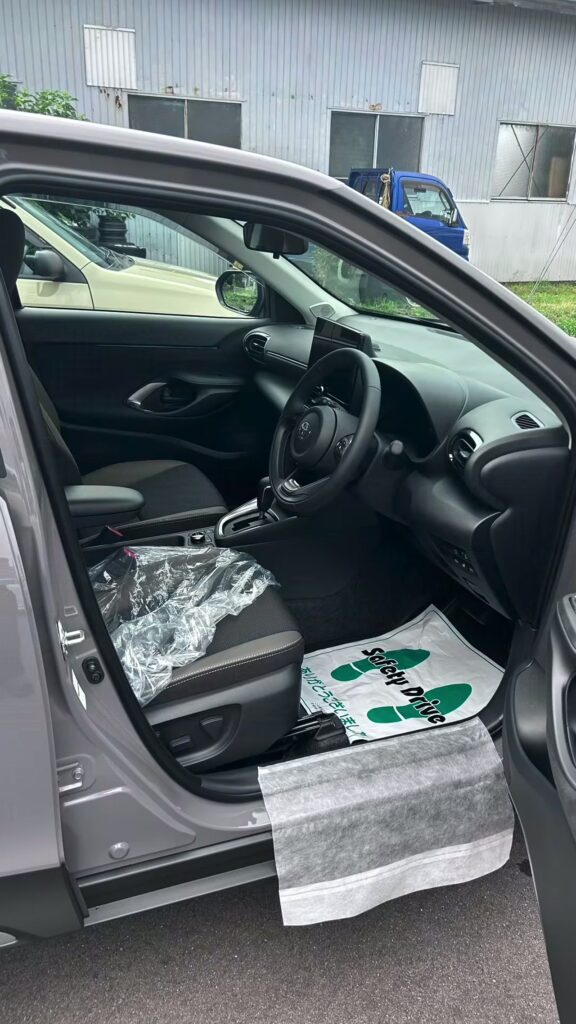 新型ヤリスクロスの運転席まわり