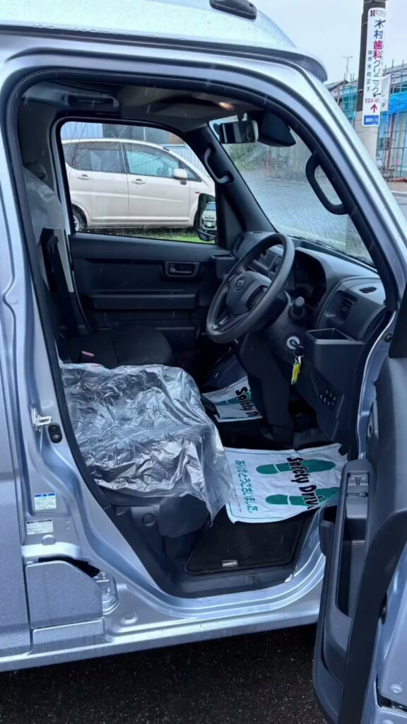 ハイゼットカーゴの運転席まわり